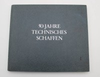 Auktion 359 / Los 3038 <br>50 Jahre technisches Schaffen Jubiläumsschrift der Phänomen- Werke Gustav Hiller A.G. Zittau, 1888 - 1938