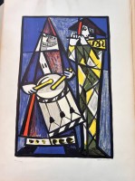 Auktion 359 / Los 5054 <br>Hans WEIDMANN (1918-1997), gr. Farbholzschnitt?, Nr. 36/150, Rand gebräumt, kl. Einrisse, BG  75x54 cm