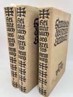 Auktion 369<br>Heimatbuch des Kreises Steinburg, in 3 B&auml;nden, 1925/26, reich illustriert, mit Widmung auf Vorsatzseite, gut erhalten,