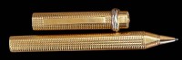 Auktion 360 / Los 16001 <br>Kugelschreiber "Cartier-Paris", Vendome Trinity, massiv vergoldet, Made in France, L-13,5 cm