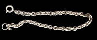Auktion 360 / Los 1020 <br>Silber-Armkettchen, L-18 cm, 5,3 gr.