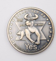 Auktion 360 / Los 6003 <br>Medaille, Yes/No, Brooker-age.de, D-3cm