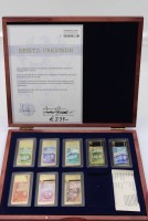 Auktion 360 / Los 6010 <br>8x DM-Banknotenbarren in Kasten