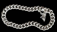 Auktion 360 / Los 1050 <br>Silber-800- Armband, L-ca. 20 cm, Sicherheitskette, 26 gr.