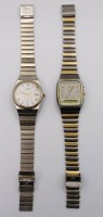 Auktion 360<br>2x Citizen-Quarz Herrenarmbanduhren, Werke nicht geprüft, Tragespuren, ca. D-3,3cm