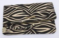 Auktion 360 / Los 13001 <br>Clutch/Kosmetiktasche, Roberto Cavalli, Zebralook, älter, ca. 19 x 30,5cm