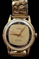 Auktion 360<br>mechan. HAU "Zentra" Handaufzug, 17 Jewels, Werk läuft, Double-Zugband