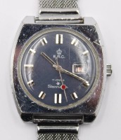 Auktion 360<br>Herren-Armbanduhr, E.R.C. Starmaster, Handaufzug, Werk läuft, Tragespuren, ca. 3,8cm