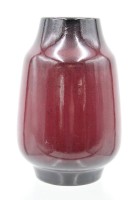 Auktion 360 / Los 9017 <br>kl. Vase, Bückeburg, Laufglasur, H-14,5cm