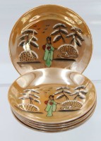 Auktion 360 / Los 15510 <br>6x kl. Schälchen, Japan, gemarkt, je D-9cm
