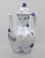 Los 8019 <br>Kaffeekanne, Bing &amp; Gr&ouml;hndahl, Bla Malet, ca. H-22,5cm