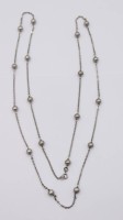 Auktion 360 / Los 1314 <br>Halskette, 750er WG , 18,4gr., ca. L-92cm
