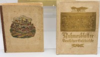 Auktion 360<br>2x div. Sammelalben, Deutsche Kulturbilder und Ruhmesblätter deutscher Geschichte, nicht komplett