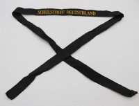 Auktion 360 / Los 7050 <br>Mützenband, Schulschiff Deutschland