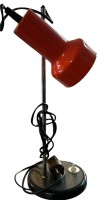 Auktion 360 / Los 16046 <br>vintage Tischlampe, Metall, H-38 cm,