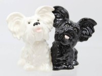 Auktion 361<br>Schnauzer Paar, Goebel, s/w, H-8,2cm