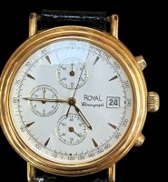 Auktion 361<br>Quartz  HAU "Royal" Chronograph, gut erhalten, ohne Batterie