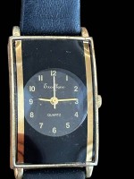 Auktion 361<br>Quartz DAU "Excellanc", Lederband, Werk nicht geprüft, guter Zustand