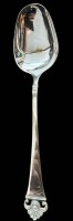 Auktion 361<br>Kartoffellöffel "Robbe&amp;Berking", Rosenmuster, Silber-800-, neuwertig, L-22 cm, 78 gr