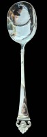 Auktion 361<br>Klöß-Löffel   "Robbe&amp;Berking", Rosenuster, Silber-800-, neuwertig, L-22,5 cm, 79 gr.