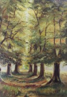 Auktion 361<br>Rupp, Landschaft, Öl/Hartfaser, gerahmt, RG 44,5 x 34cm