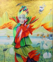 Auktion 361<br>Jan Tom VAN DEN BERGEN (1938-2008), abstrakt, Öl/Leinwand, gerahmt, RG 58 x 48cm