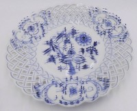 Auktion 361<br>Tafelaufsatz-Schale  "Stadt Meissen" Zwiebelmuster, D-25 cm