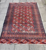 Auktion 361<br>dünner Orient-Läufer, älter, 180x120 cm