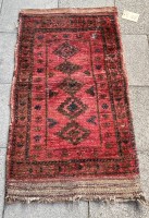 Auktion 361<br>altes Flachgewebe, Taschen oder ähnliches?, 2 Teie zusammengenäht, je 113x60 cm