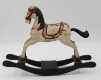 Auktion 361<br>kl. Deko-Schaukelpferd, ca. H-24cm L-31,5cm