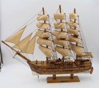 Auktion 361<br>Modell der "Vespucci", H-50cm L-60cm