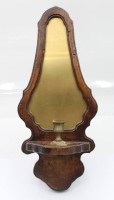 Auktion 361<br>Wandblaker, Holz/Messing, Italien, antiker Stil, ca. 44 x 18,5cm