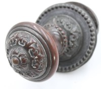 Auktion 361<br>Gründerezeit-Drehknauf, Bronze, L-19 cm