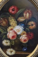 Auktion 361<br>schöngerahmtes Blumenstilleben, unsigniert, 20. Jhd., gerahmt, RG 60 x 50cm