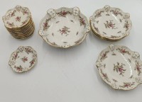 Auktion 361<br>18x  Schälchen "Rosenthal" Moosröschen, div. Grössen, 13x D-10 cm,  4x 16 cm, 1x 20 cm