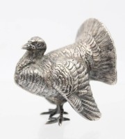 Auktion 361<br>Truthahn aus 800er Silber, 89,2gr., ca. H-6cm