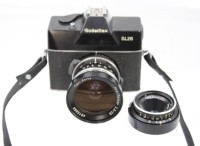 Auktion 361<br>Fotoapparat, Rolleiflex SL-26, anbei 2 Carl Zeiss Objektive, Pro-Tessar 3.2/28 und Tessar 2,8/40