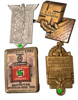 Auktion 361<br>4x div. Nadeln/Abzeichen, 3.Reich