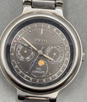 Auktion 361<br>Quartz HAU "Iseco" 4, Longlife, guter Zustand, Werk nicht geprüft, D-4 cm