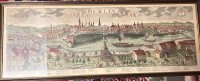 Auktion 361 / Los 5019 <br>Ansichten-Stich "Berlin" Nachdruck des Originals von 1755, ger/Glas, RG 115x55 cm, Sperrgut