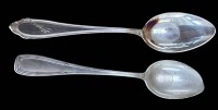 Auktion 361<br>2x div. Silberlöffel-800-, L-max. 18 cm, zus. 81,7 gr