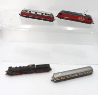 Auktion 361<br>Tender-Lokomotive, schweizer E-Lok, Diesellokomotive sowie 1x Personenwagen, alles Märklin, Funktionen nicht geprüft