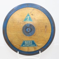Auktion 361<br>alte Diskusscheibe, Berg, D-22cm