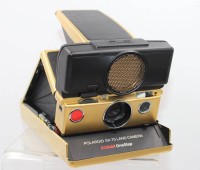 Auktion 361<br>Polaroid SX-70 Sonar OneStep Gold, in Tasche, Funktion nicht geprüft
