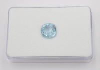 Auktion 361<br>Madagaskar Aquamarin, ca. 5,13ct, Cushion