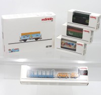Auktion 361<br>5x div. Waggons, Märklin, 1. FC Editionen, je OVP und neuwertiger Zustand