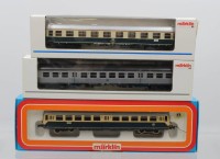 Auktion 361<br>3x  div. Personenenwagen, Märklin, H0, je OVP
