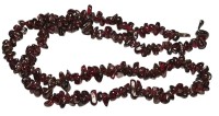 Auktion 361<br>Granat Halskette, ohne Schliesse, L-42 cm, 33 gr.