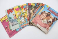 Auktion 361<br>21x Ausgaben "Lassie" sowie je 1x Popeye, Petzi  &amp; Mickey Mouse, Gebrauchsspuren