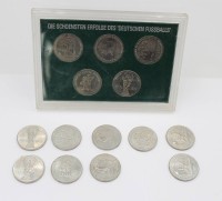 Auktion 361<br>14x Medaillen zur WM '74